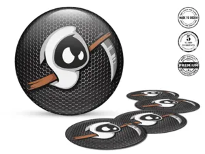 Decals on Wheels Label Gravitational Cascade